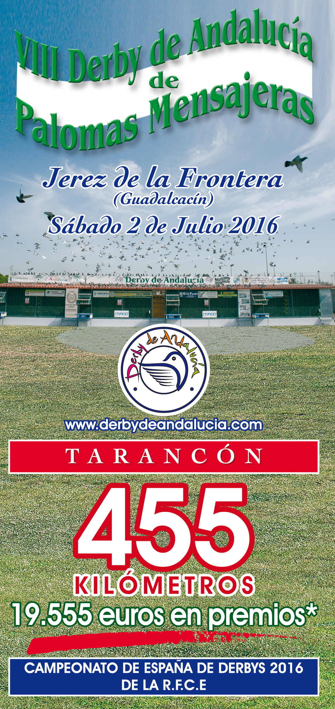 Derby de Andalucía de palomas mensajeras 2016